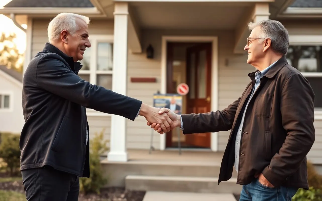 Private off-market home sale